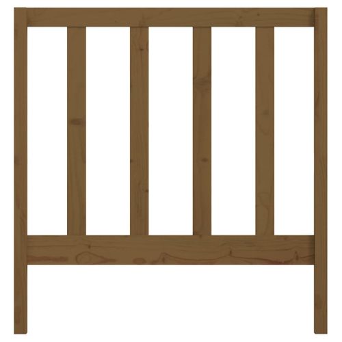 Tête De Lit Marron Miel 96x4x100 Cm Bois Massif De Pin