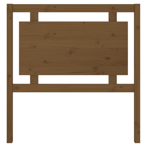 Tête De Lit Marron Miel 95,5x4x100 Cm Bois Massif De Pin