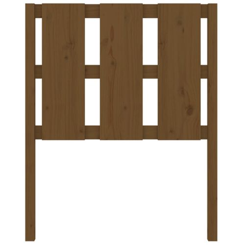 Tête De Lit Marron Miel 80,5x4x100 Cm Bois Massif De Pin