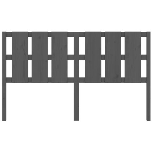 Tête De Lit Gris 165,5x4x100 Cm Bois Massif De Pin