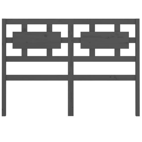 Tête De Lit Gris 165,5x4x100 Cm Bois Massif De Pin