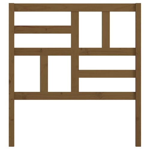 Tête De Lit Marron Miel 81x4x104 Cm Bois Massif De Pin