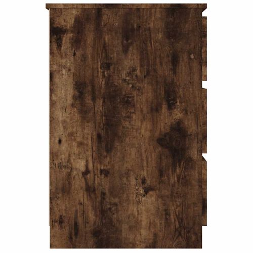 Bureau Chêne Fumé 140x50x77 Cm Bois Contreplaqué