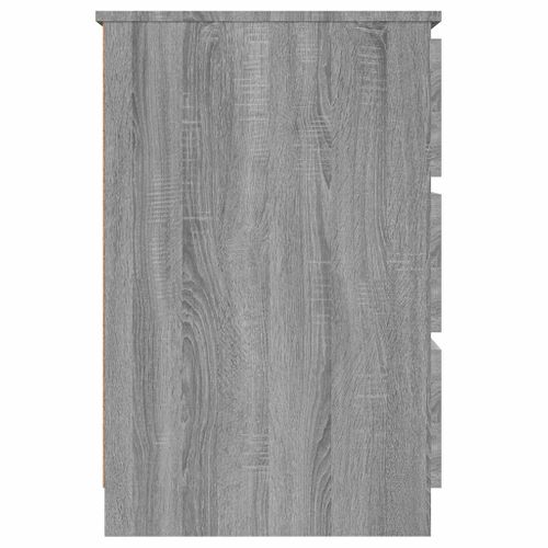 Bureau 140x50x77 Cm Gris Sonoma En Bois Contreplaqué