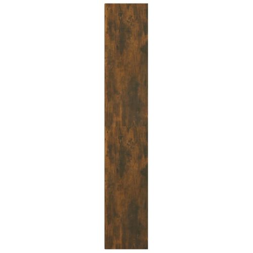 Bibliothèque Chêne Fumé 36x30x171 Cm Bois Contreplaqué