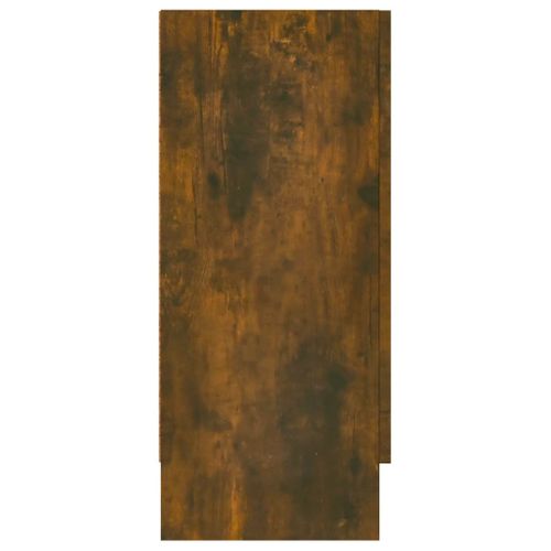 Buffet Chêne Fumé 120x30,5x70 Cm Bois Contreplaqué