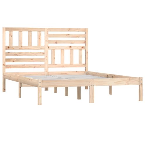 Cadre De Lit Sans Matelas 120x190 Cm Bois De Pin Massif