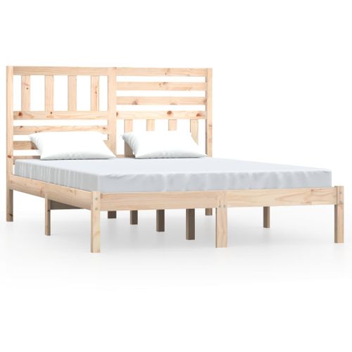 Cadre De Lit Sans Matelas 120x190 Cm Bois De Pin Massif
