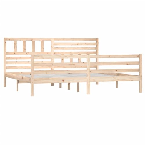 Cadre De Lit Sans Matelas 180x200 Cm Bois Massif
