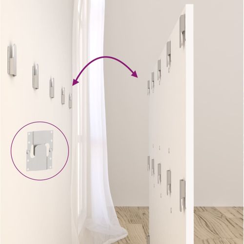 Tête De Lit Blanc 160x1,5x80 Cm Bois Contreplaqué