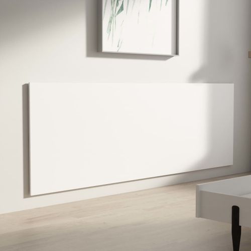 Tête De Lit Murale Blanc 240x1,5x80 Cm Bois Contreplaqué