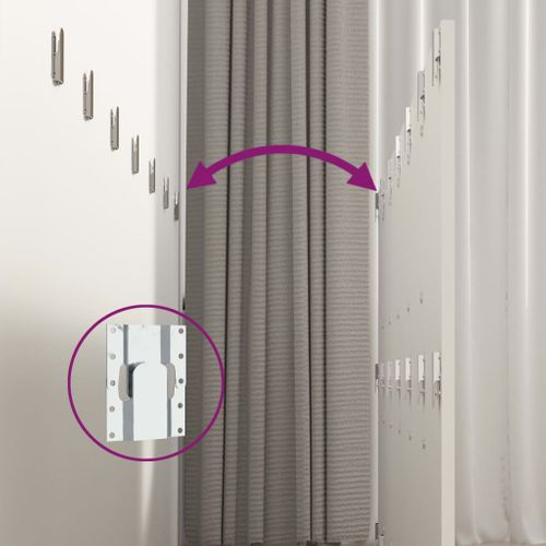 Tête De Lit Murale Blanc 240x1,5x80 Cm Bois Contreplaqué