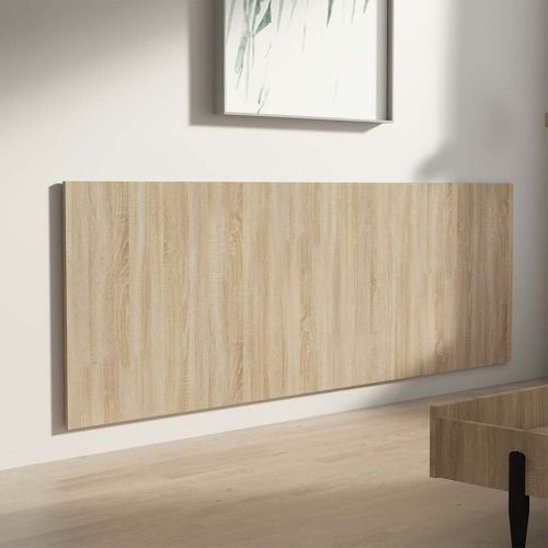 Tête De Lit Murale Chêne Sonoma 240x1,5x80 Cm Bois Contreplaqué