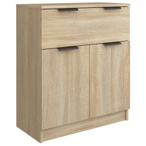 Buffet Chêne Sonoma 60x30x70 Cm Bois Contreplaqué