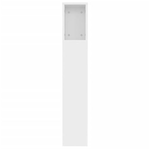 Armoire à Tête De Lit Blanc 120x18,5x102,5 Cm