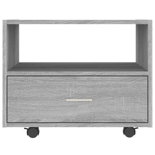 Table Basse Sonoma Gris 55x55x40 Cm Bois Contreplaqué