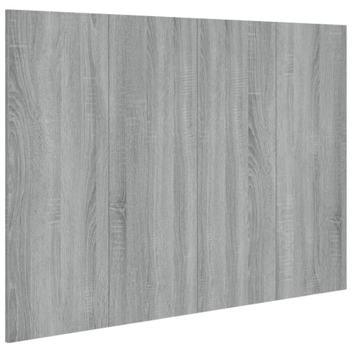 Tête De Lit Sonoma Gris 120x1,5x80 Cm Bois Contreplaqué