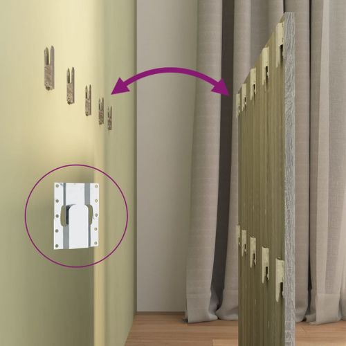 Tête De Lit Sonoma Gris 120x1,5x80 Cm Bois Contreplaqué