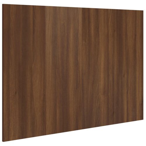 Tête De Lit Chêne Marron 120x1,5x80 Cm Bois Contreplaqué