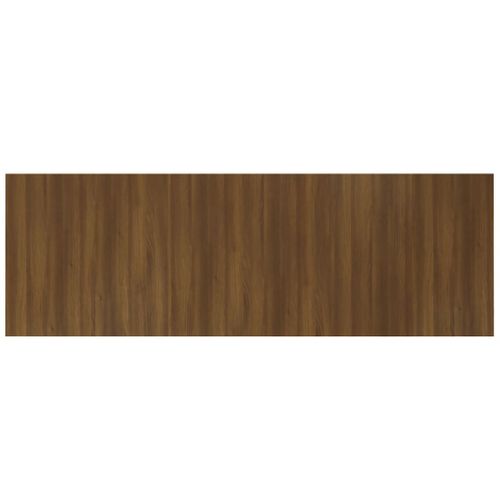 Tête De Lit Murale Chêne Marron 240x1,5x80 Cm Bois Contreplaqué