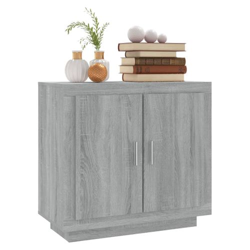 Buffet Sonoma Gris 80x40x75 Cm Bois Contreplaqué