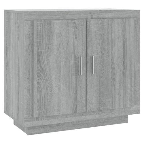 Buffet Sonoma Gris 80x40x75 Cm Bois Contreplaqué