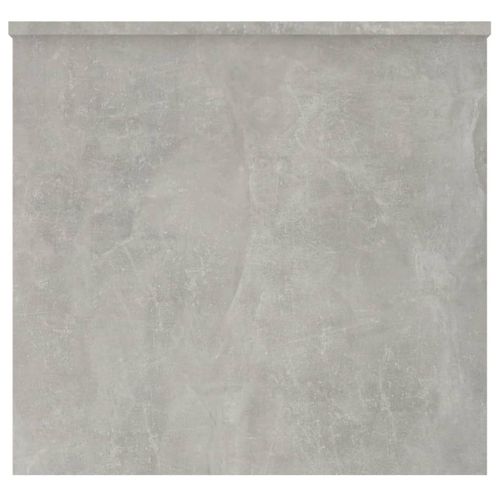 Table Basse Gris Béton 102x55,5x52,5 Cm Bois Contreplaqué