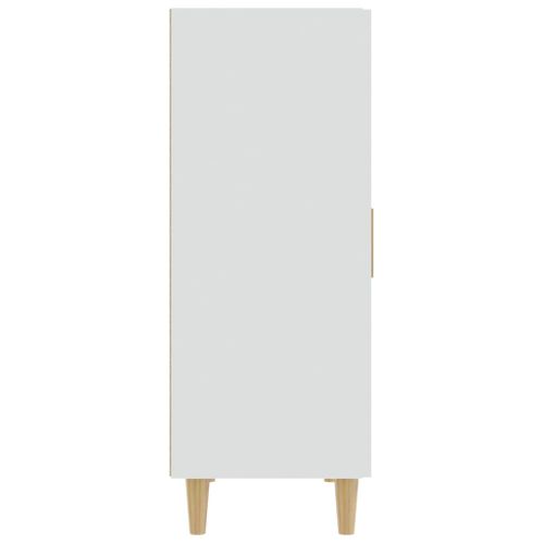 Buffet Blanc 70x34x90 Cm Bois Contreplaqué