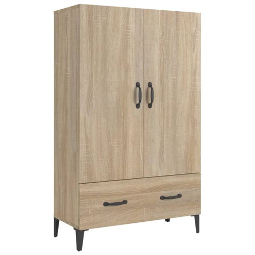 Buffet Haut Chêne Sonoma 70x31x115 Cm Bois Contreplaqué