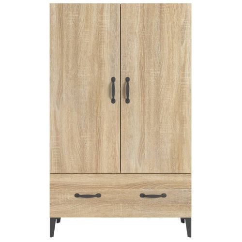 Buffet Haut Chêne Sonoma 70x31x115 Cm Bois Contreplaqué