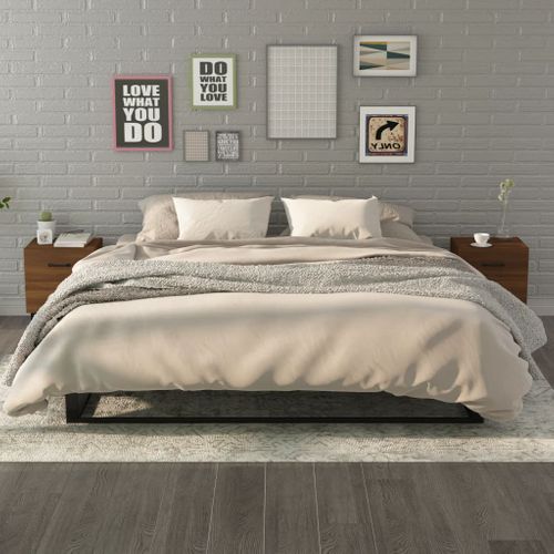 Tables De Chevet 2 Pièces Chêne Marron 40x35x47,5 Cm