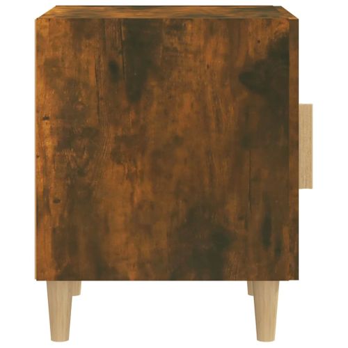 Table De Chevet Chêne Fumé Bois Contreplaqué