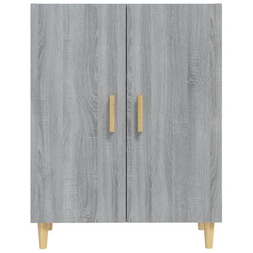Buffet Sonoma Gris 70x34x90 Cm Bois Contreplaqué