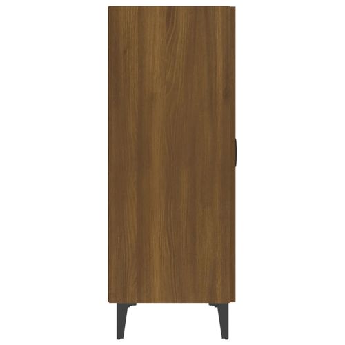 Buffet Chêne Marron 70x34x90 Cm Bois Contreplaqué