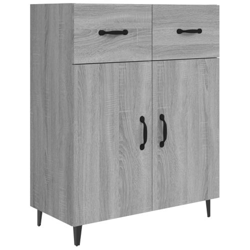 Buffet Sonoma Gris 69,5x34x90 Cm Bois Contreplaqué