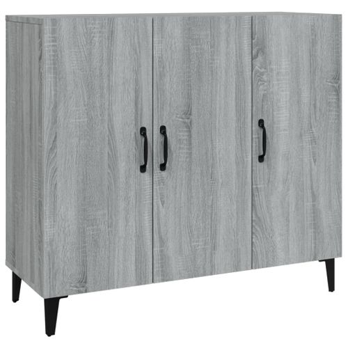 Buffet Sonoma Gris 90x34x80 Cm Bois Contreplaqué
