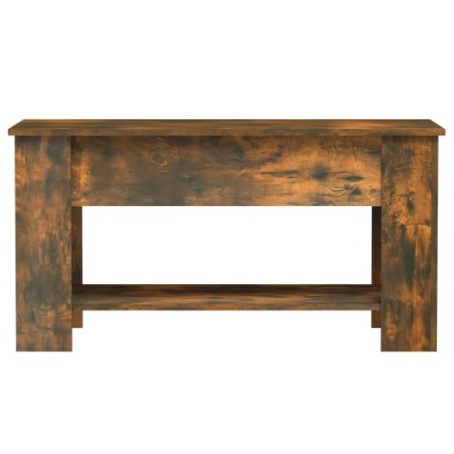 Table Basse Chêne Fumé 101x49x52 Cm Bois Contreplaqué