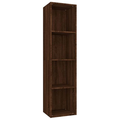 Bibliothèque/meuble TV Chêne Marron 36x30x143 Cm