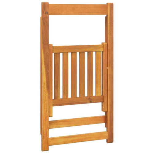 Chaises Pliables De Jardin Lot De 6 Bois D'acacia Massif