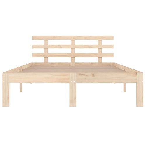 Cadre De Lit Sans Matelas Bois Massif 120x200 Cm