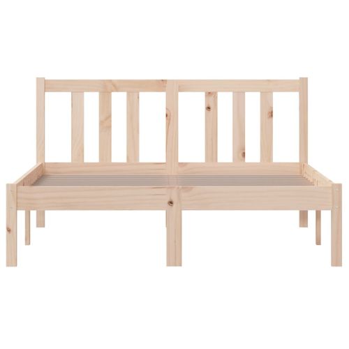 Cadre De Lit Sans Matelas Bois Massif 120x200 Cm
