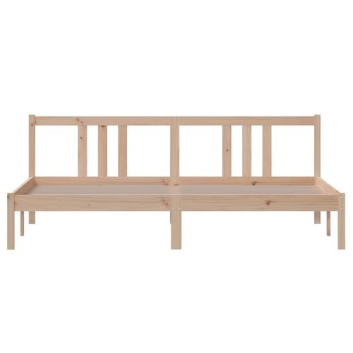 Cadre De Lit Sans Matelas Bois Massif 180x200 Cm