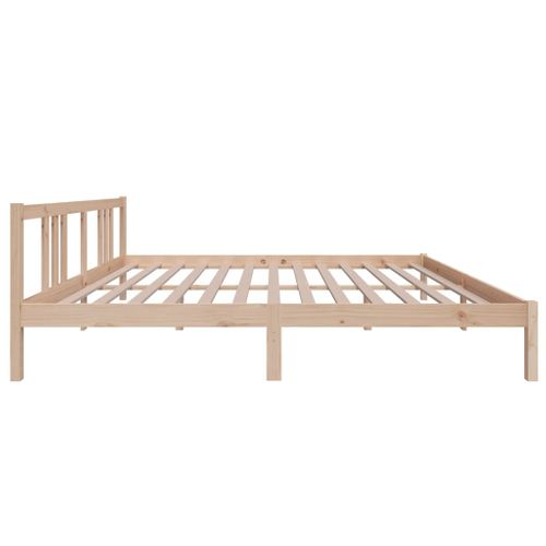 Cadre De Lit Sans Matelas Bois Massif 180x200 Cm