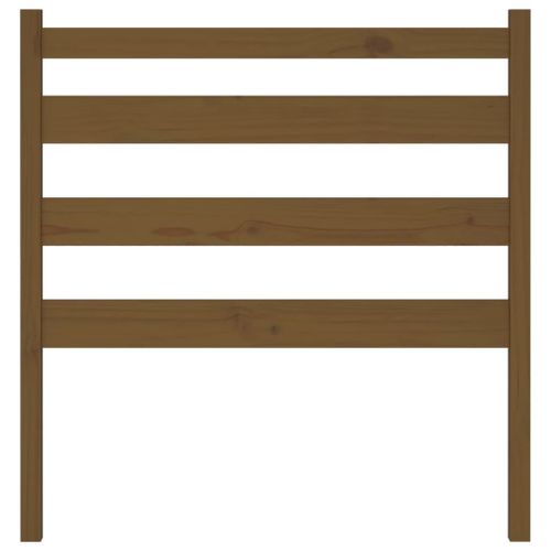 Tête De Lit Marron Miel 81x4x100 Cm Bois Massif De Pin