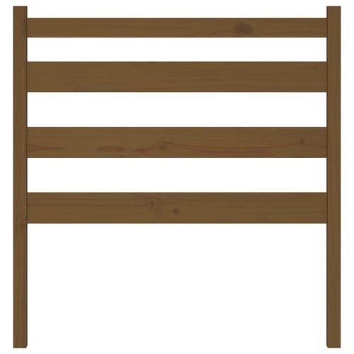 Tête De Lit Marron Miel 96x4x100 Cm Bois Massif De Pin