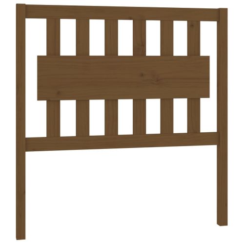 Tête De Lit Marron Miel 95,5x4x100 Cm Bois Massif De Pin