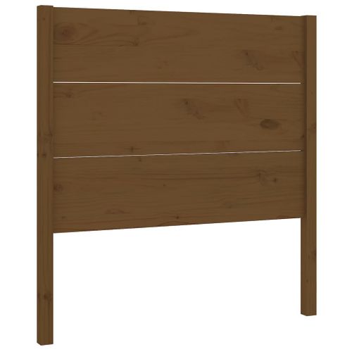 Tête De Lit Marron Miel 81x4x100 Cm Bois Massif De Pin