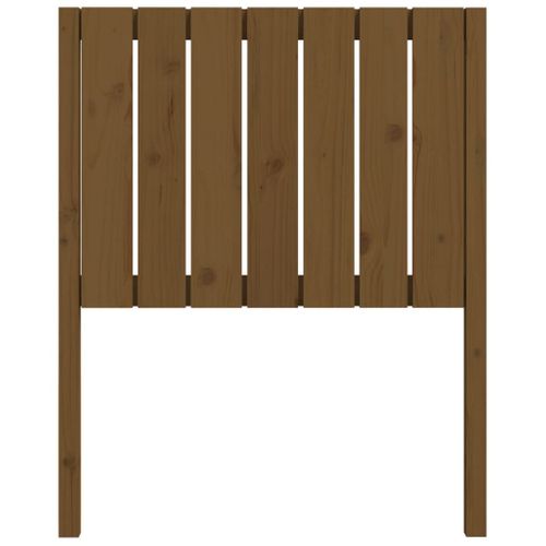 Tête De Lit Marron Miel 80,5x4x100 Cm Bois Massif De Pin