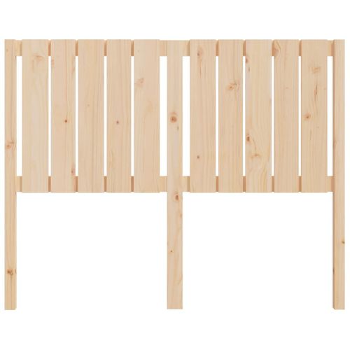 Tête De Lit 125,5x4x100 Cm Bois Massif De Pin