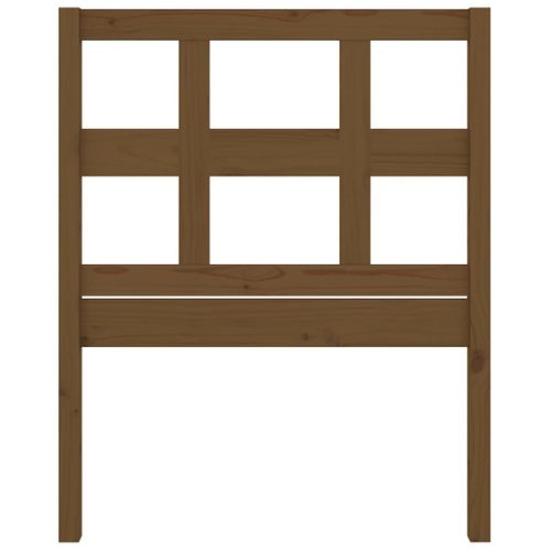 Tête De Lit Marron Miel 80,5x4x100 Cm Bois Massif De Pin